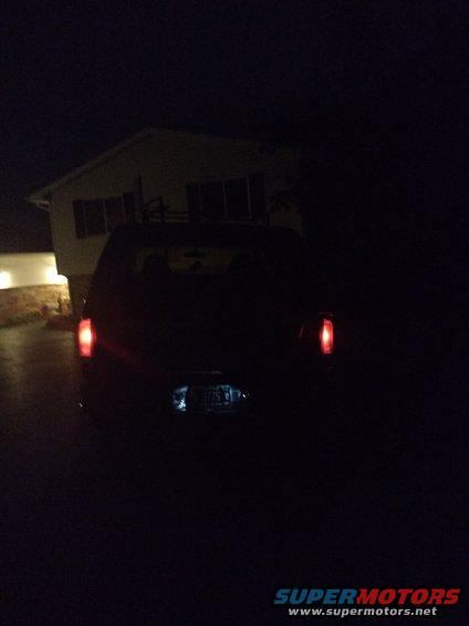 With parking light/turn signal.