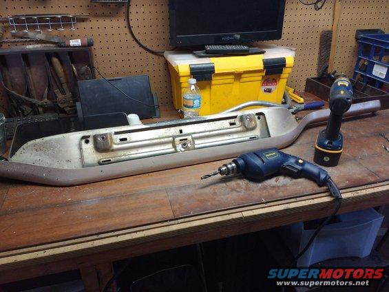 NOTE: This project became useless after I removed the running boards completely after painting the truck.
