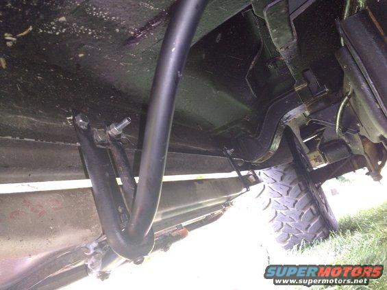 Here it is installed with stainless bolts. Maybe it'll last.