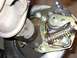 1988 Ford Bronco - Bolted on calipers and installed brake hose adapter.