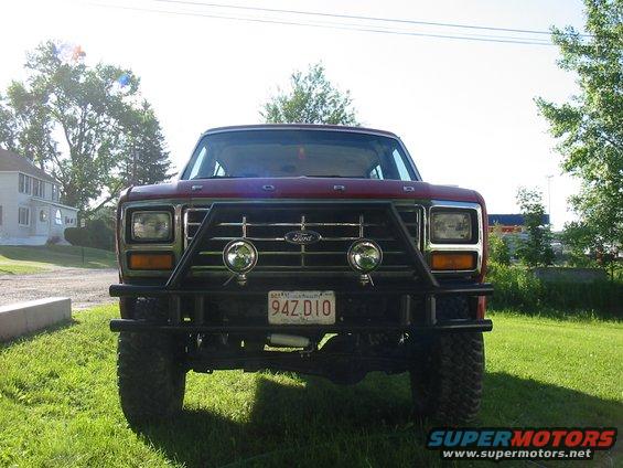 img_1903.jpg This is the front bumper I made. I used 3" schedule 40 pipe and a pipe bender. I also mounted to KC lites to the front.