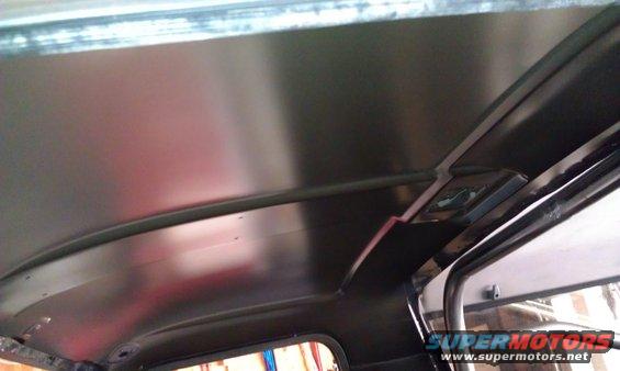Headliner replace, minus the headliner.