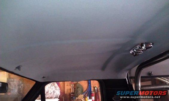 Headliner installed.