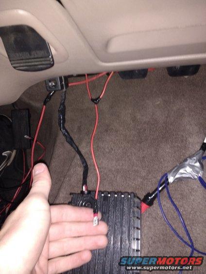 Connected my filler fake-speaker lights and the 4 led strips under each seat together.