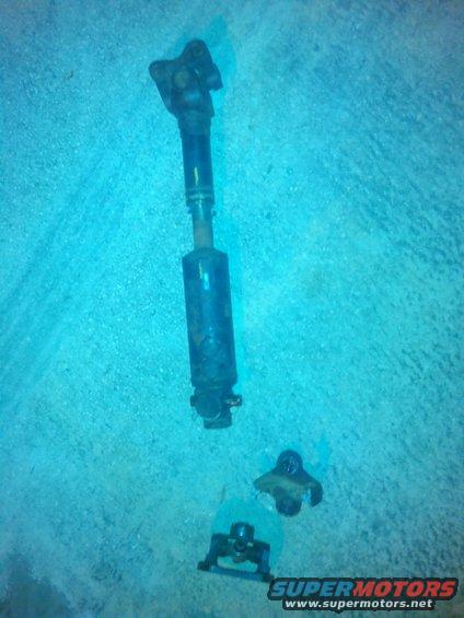 blew up the H yoke of the double cardan joint
