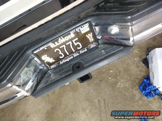Also sprayed the hitch.
