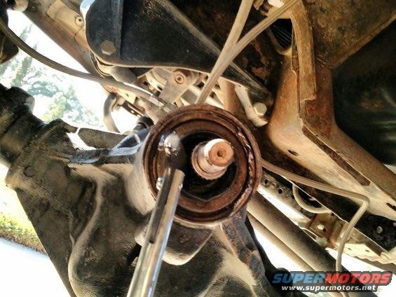 img_20161119_1029583212080x1560.jpg After hammering around the edges of the old seal with a screwdriver, I was able to bend it in enough and then used a hook style seal remover, it popped right out.