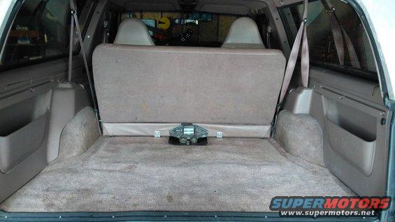 How it turned out. I need to clean the carpet on the back of the rear seat but all is well. My little brother & sister say that the new springs make for a more comfortable ride too so that's a plus.