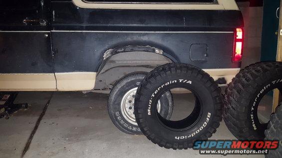 Craigslist MT. 3 different sizes when I bought it so these 32x11.5r15's will make it look good