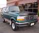 1996 Ford Bronco - This 1996 Ford Bronco is shown from the front three-quarter view.
