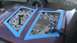 1996 Ford Bronco - Preparing a car hood for modification with a drill and tape.