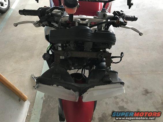 ZX9R Upper Cowling Removed