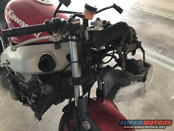 ZX9R Upper Cowling Removed