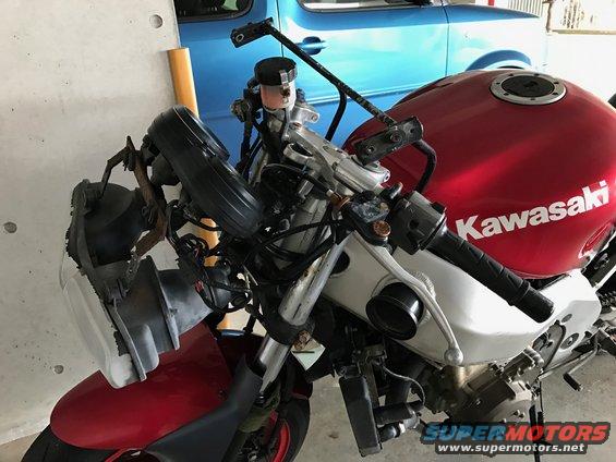 ZX9R Upper Cowling Removed