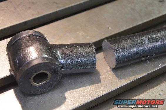 dsc00643.jpg Needed to make the track bar adjustable. Plenty of meat to drill and tap it for 3/4-16 rod end