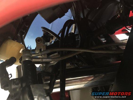 98 ZX9R Stainless Braided Dual Front Brake Lines