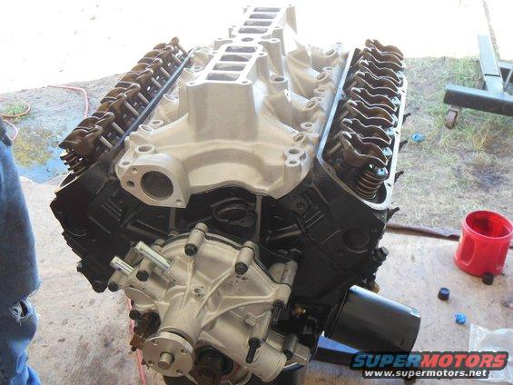 Finishing valve train assembly.