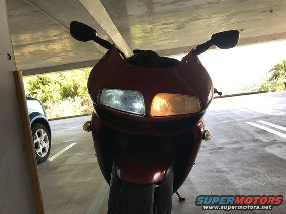 1998 ZX9R four side/one front LED vs halogen DRL