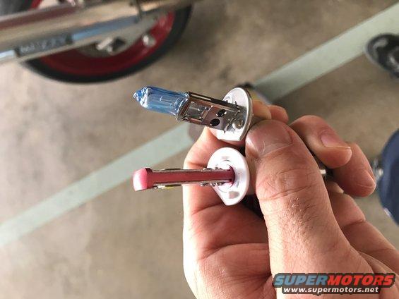 1998 ZX9R OPT7 LED High Beam Install Silverstar Comparison