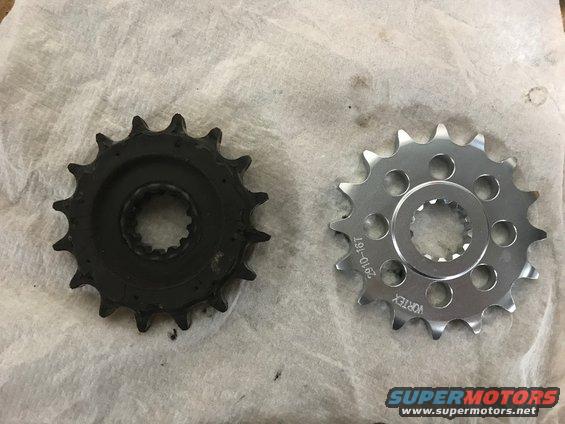 1998 ZX9R Vortex 525 Chain and Sprocket Install