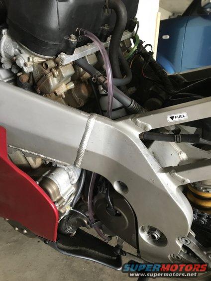 1998 ZX9R new air box drain hose