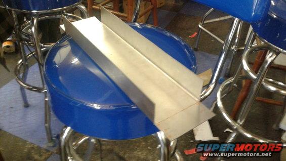 Sides bent using HF brake