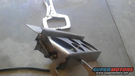 Side plate welded on
