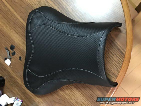 1998 ZX9R  front seat after reupholster