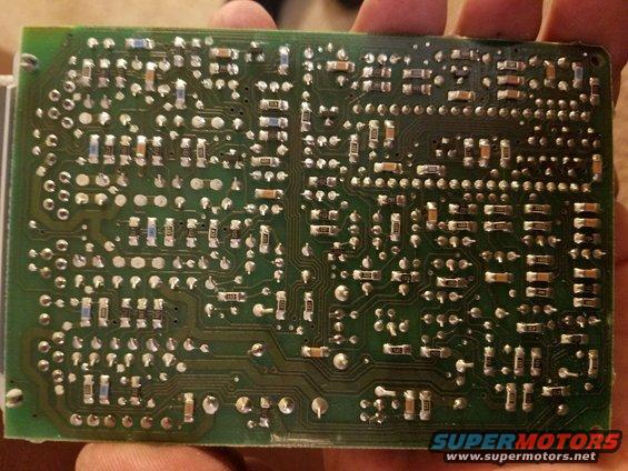 Circuit board with many components