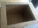 1989 Ford Bronco - Wooden box construction detail, likely for storage or a project component.