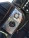 1989 Ford Bronco - Aftermarket gauges are installed on the dashboard, with exposed wiring visible.