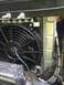 1989 Ford Bronco - Aftermarket radiator fan and cooling system components are visible in this close-up view.