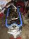 1989 Ford Bronco - Engine block assembly with a new blue oil pan gasket fitted, ready for further work.