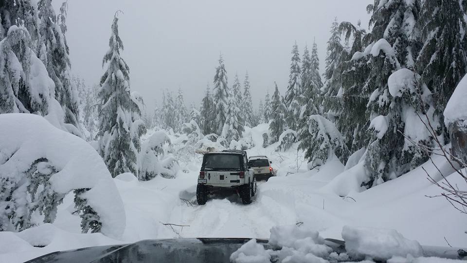snow wheeling