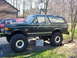 1989 Ford Bronco - This 1989 Ford Bronco is modified with a significant lift and large off-road tires.