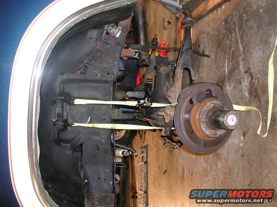 used ratchet stramp to suspend axels