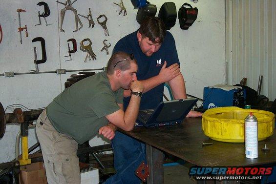 This is Mitch (Bronco AZ) and Keith watching porno uuuuhhhhh I mean looking at Roll cage projects.