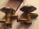 1967 Mercury Cougar - Two brass heater control valves are shown, one with visible stamping.