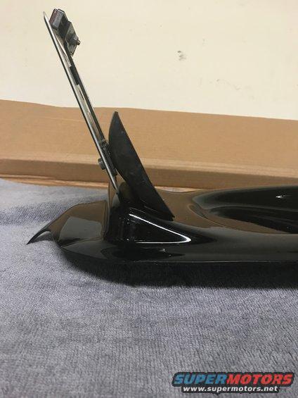 1998 ZX9R undertail painted krylon gloss black with license plate installed