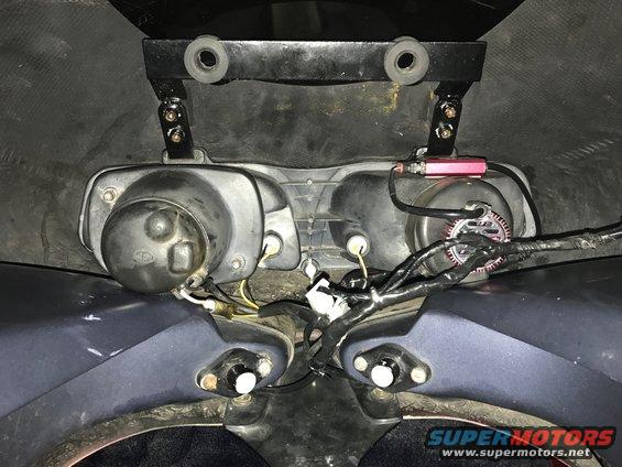 1998 ZX9R front fairing wrap with 3M dragon fire red