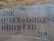 1963 Ford Galaxie - Stenciled text on a cardboard box reads 'ONE DOAZ-6392- HOUSING S4'.