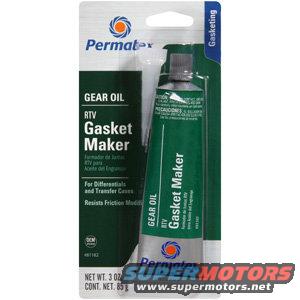 Permatex Gear Oil RTV Gasket Maker tube and packaging