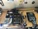 2001 Ford Ranger - Various engine components, including a supercharger and intake, are arranged on a wooden surface.