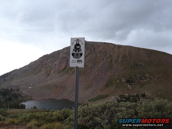 Deadman's lake with Mt. Epworth  to the North
