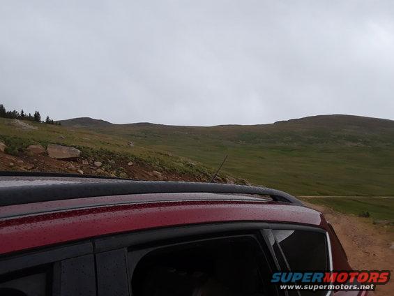 20170809_180918.jpg Getting closer to the top. Road gets a bit rougher from here