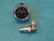 1983 Volkswagen Rabbit - A Marshall fuel pressure gauge and a brass fitting are displayed on a blue background.