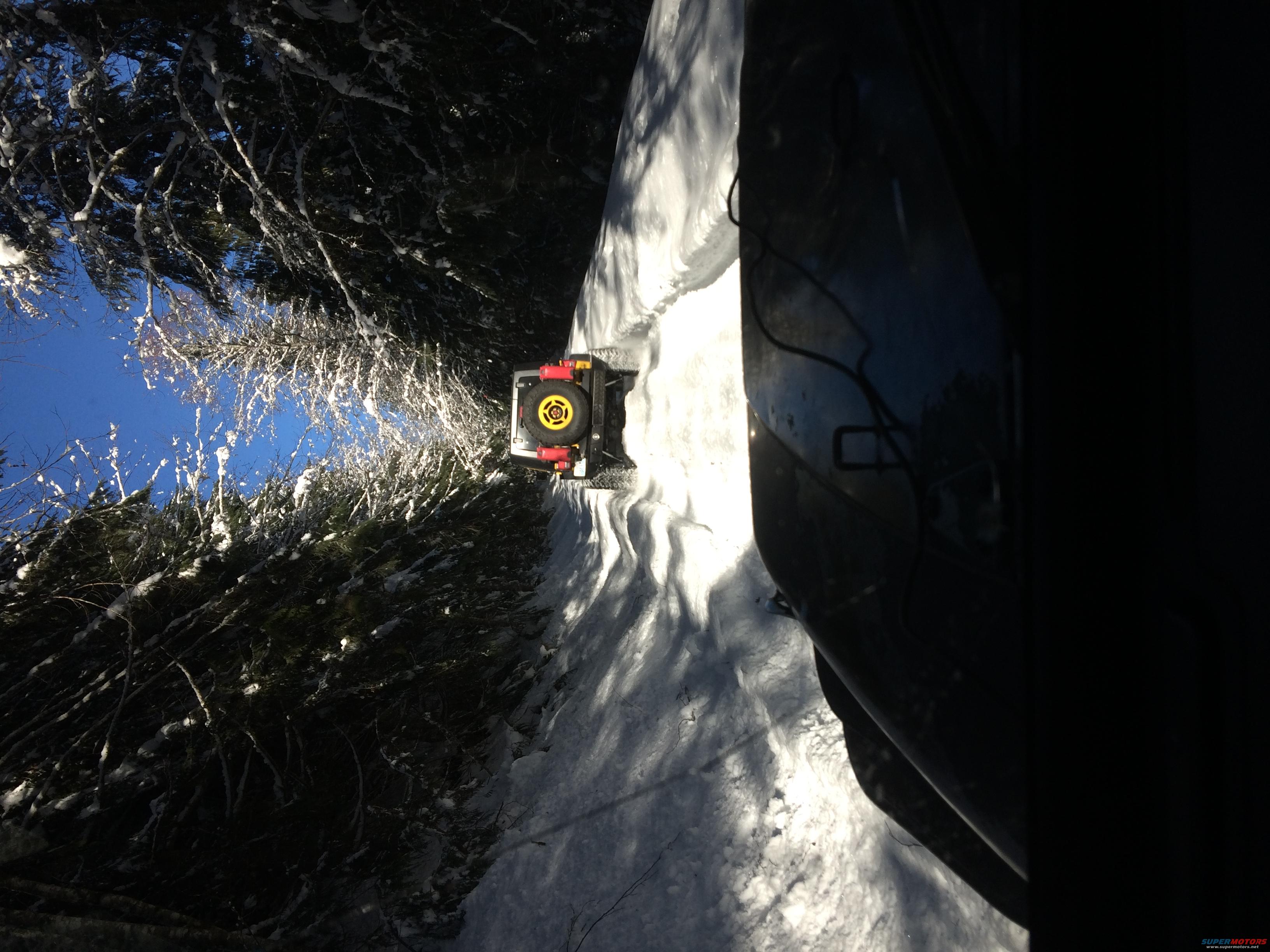 snow wheeling