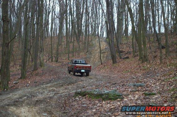 casparis314-009.jpg Shaun's Ranger going up the Hill with aroot in the filthy way.