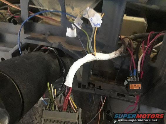 Old wires separated into ones that I'll reuse and ones I wont