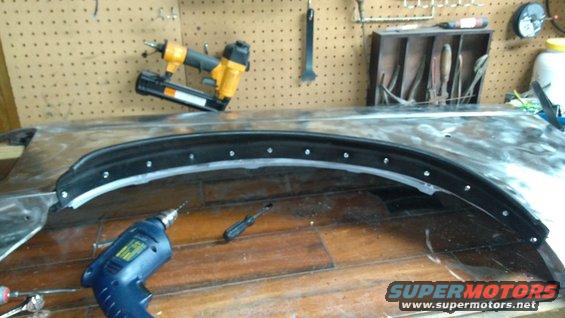 Originally I was gonna go with Pacer Flexy-Flares, but I decided I didn't like the look of them over time. They were eventually used on the inside of the rear tires to prevent gunk on the interior lip.